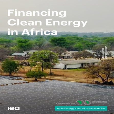 IEA : Financing Clean Energy in Africa | PDF