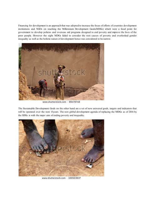 Financing for development