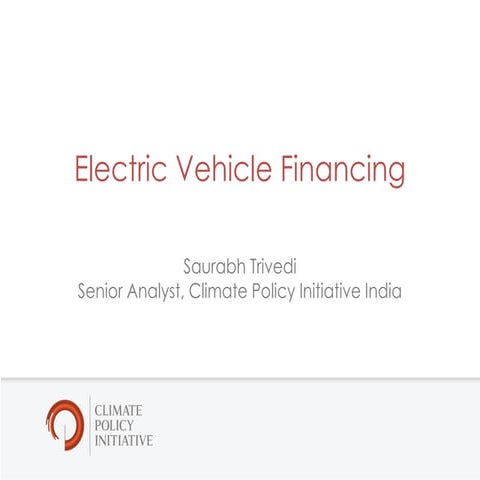 CK2018: Electric Vehicle Financing
