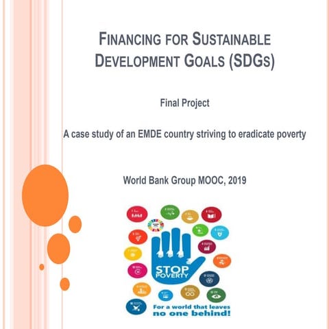 Financing for sustainable development goals