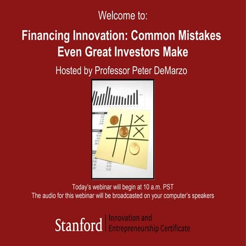 Financing innovation 2013 