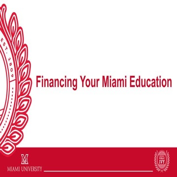 Miami University's One Stop | PPTX