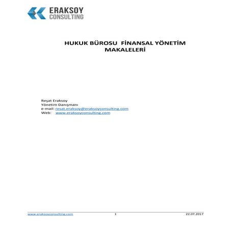 Finansal yönetim makaleleri