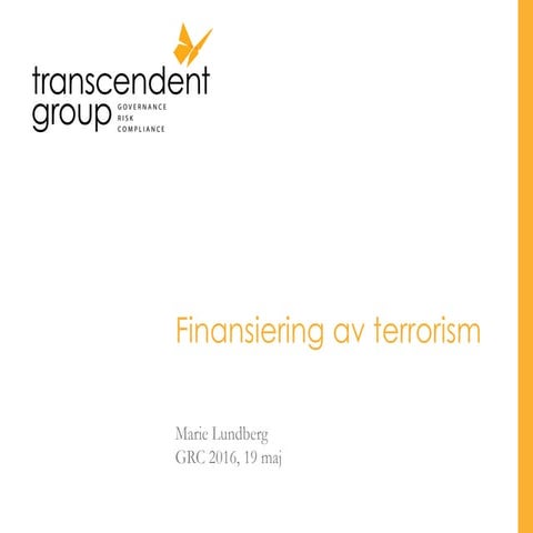 Finansiering av terrorism