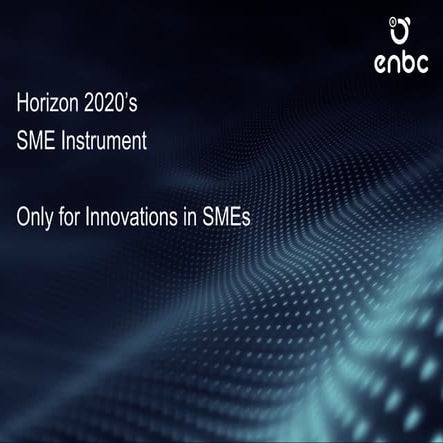 EIC SME Instrument 2018-2020 | PPTX