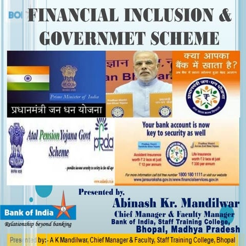 Financial inclusion, Atal Pension Yojana, PMJDY, PMJJY, PMSBY