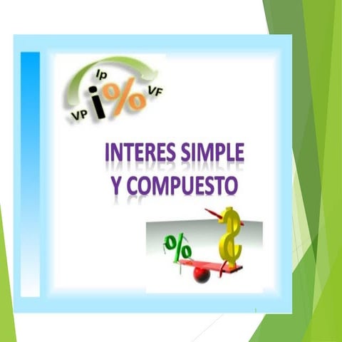 Interés Simple y Compuesto