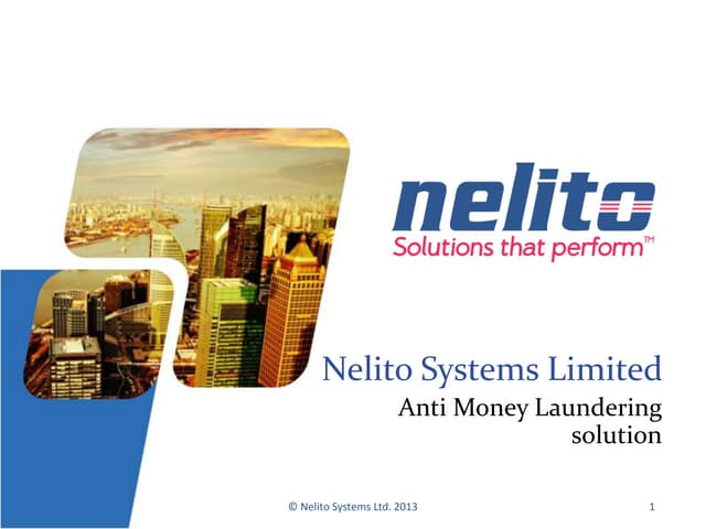 FinCraft - Anti Money Laundering Solution by Nelito