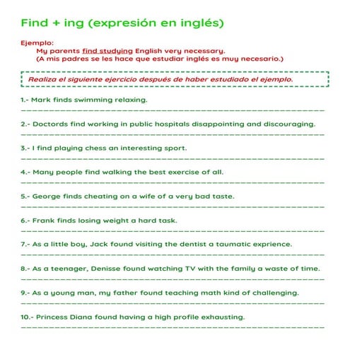 Understanding the English Expression 'Find + ing' with Examples and ...
