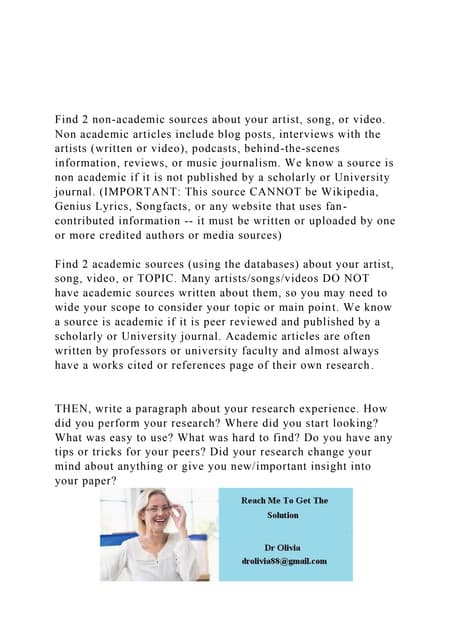 Find 10 different sources for your research paper. These sources sho.docx