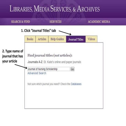 1. Welcome to the Library | PPTX