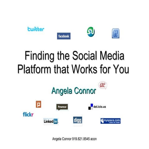 Finding The Social Media Platform That Works For You
