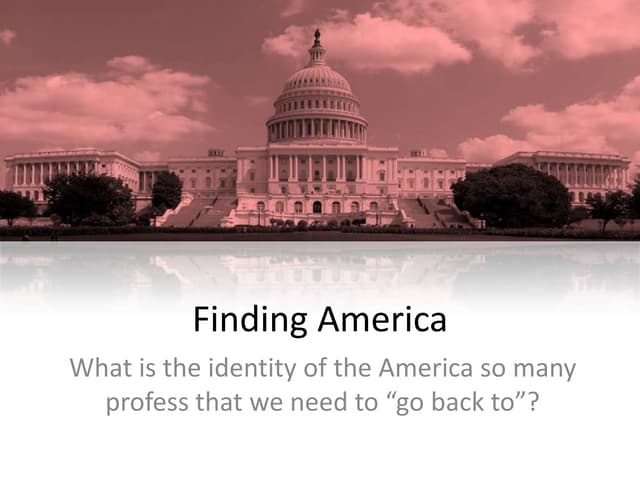 Finding america