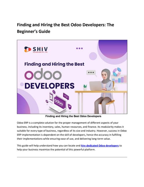 How to Find and Hire Skilled Odoo Experts