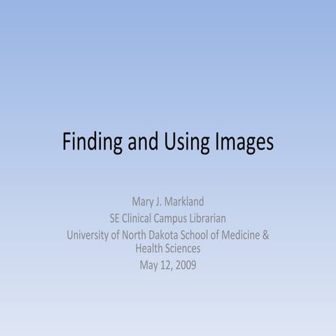 Finding And Using Images