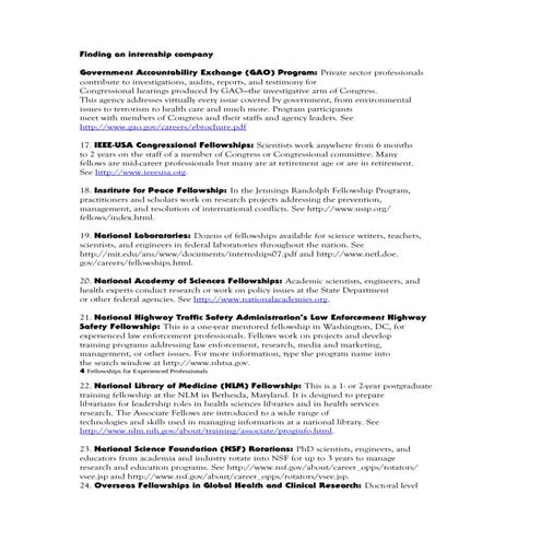 Finding an internship company