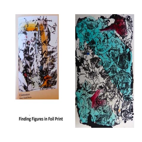 Finding figures in foil print