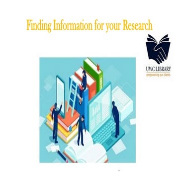Finding information on your nursing research topic