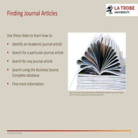 Finding journal articles 2015