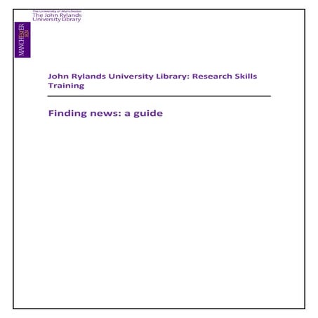 Finding news guide feb 2011