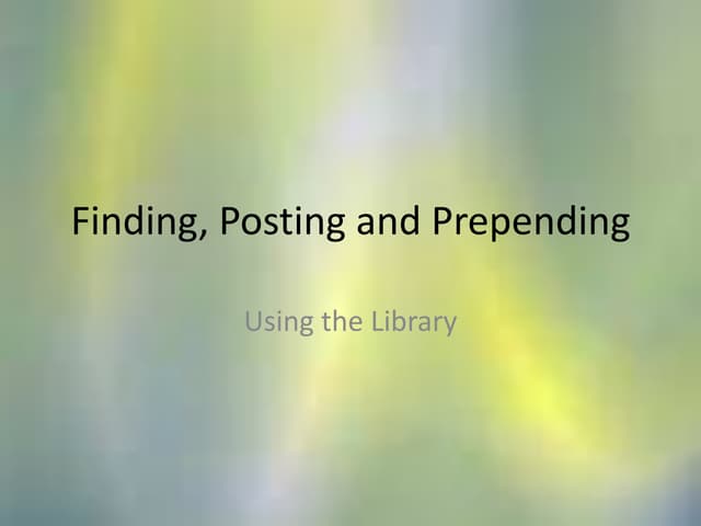 Finding, Posting And Prepending A Oppossing Viewpoints Article
