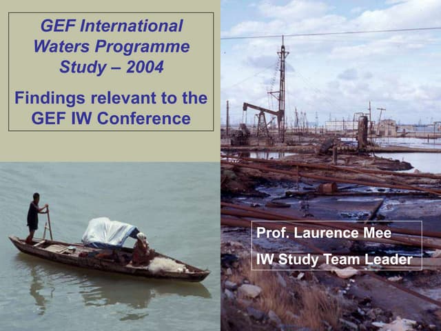 Findings Relevant to the GEF IW Learn Confernce
