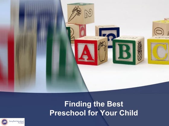 Spring Buds International Pre School presentations