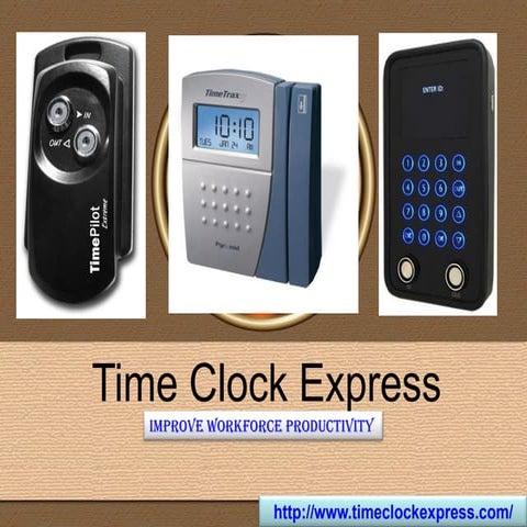 Finding the best time clock system | PPT