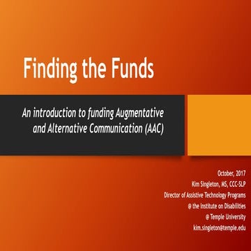 Finding the Funds for AAC