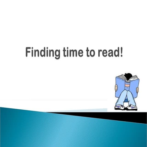 Finding time to read!