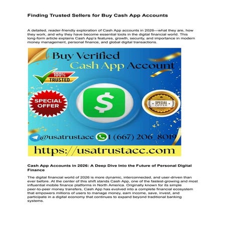 Finding Trusted Sellers for Buy Cash App Accounts.pdf