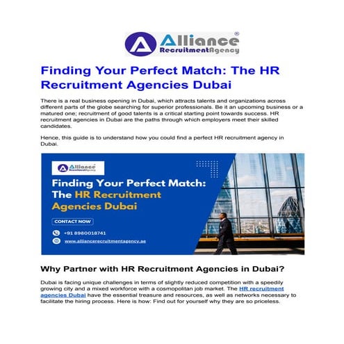 Finding Your Perfect Match_ The HR Recruitment Agencies Dubai.pdf