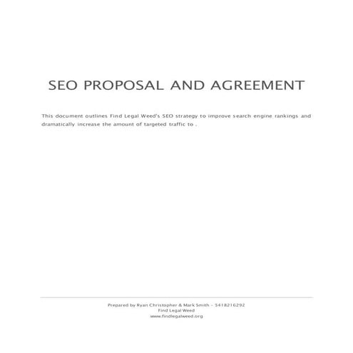 CLIENT CONTRACT | SEO