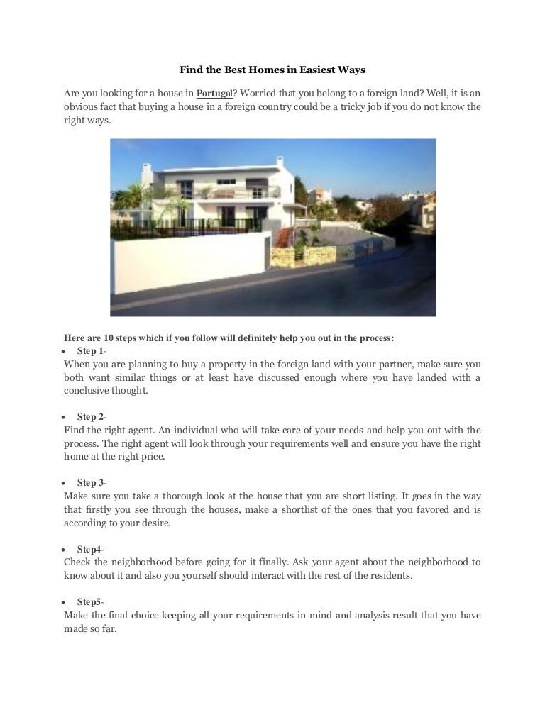 how to buy a house in a foreign country