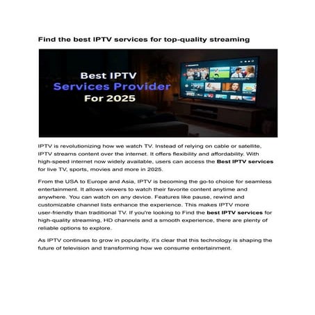 Find the best IPTV services for top-quality streaming (1).pdf