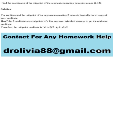 Find the coordinates of the midpoint of the segment connecting points.pdf