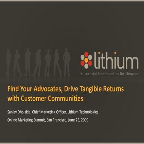 Find Your Advocates- Sanjay Dholakia   Lithium