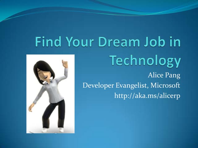 Find your dream job in STEM