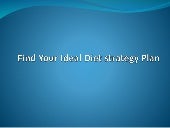 Find your ideal diet strategy plan