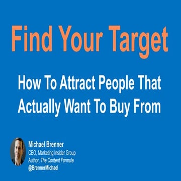 How To Attract People That Actually Want To Buy From You