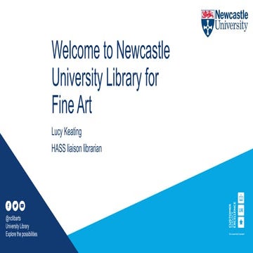 Welcome to the Library: Fine Art
