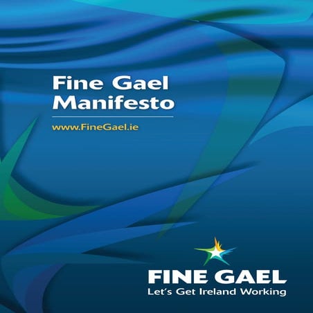 Fine gael manifesto web