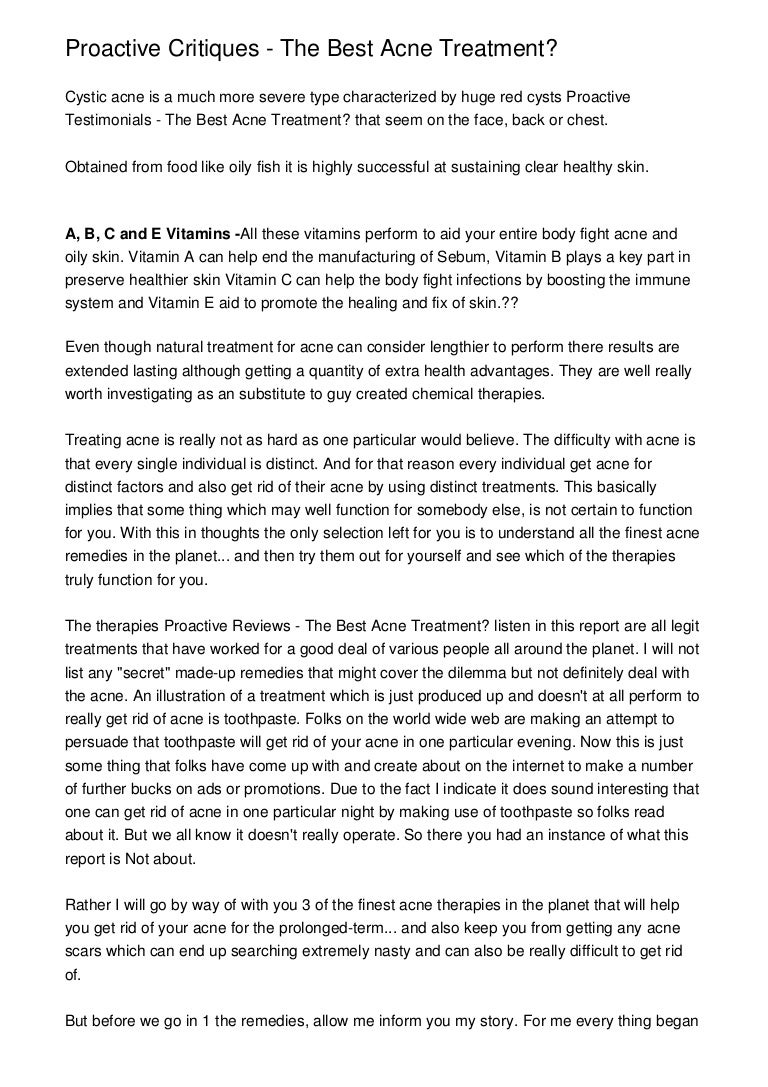 best acne treatment for me