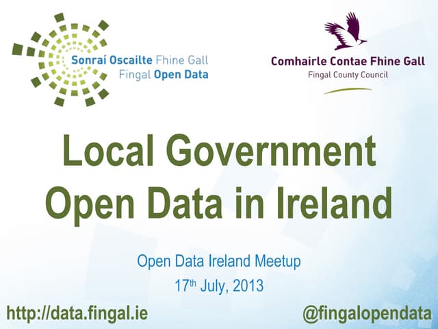 Local Government Open Data in Ireland