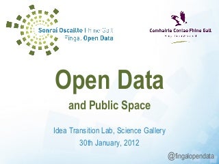 Open Data and Public Space