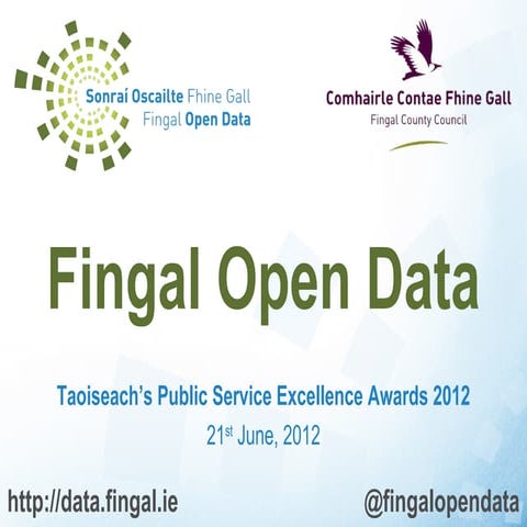 Taoiseachs Public Service Excellence Awards 2012