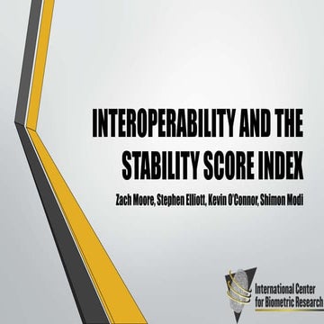 Interoperability and the Stability Score Index