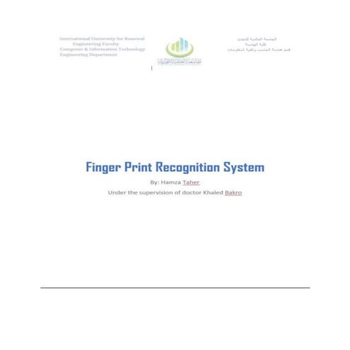 Finger prints   research