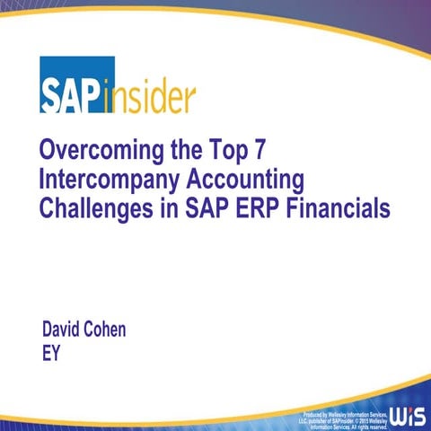 Overcoming the Top 7 Intercompany Accounting Challenges in SAP ERP Financials