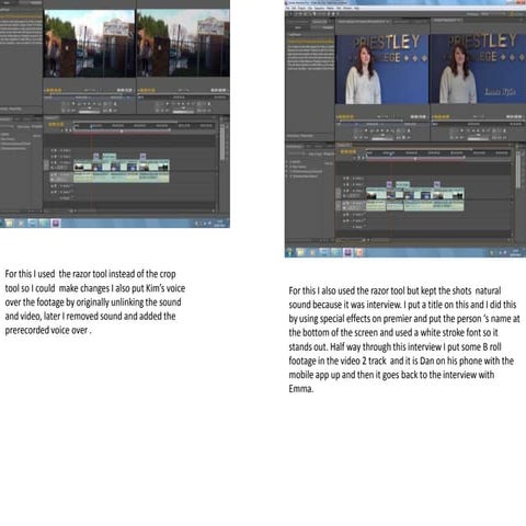 Tv news report script example